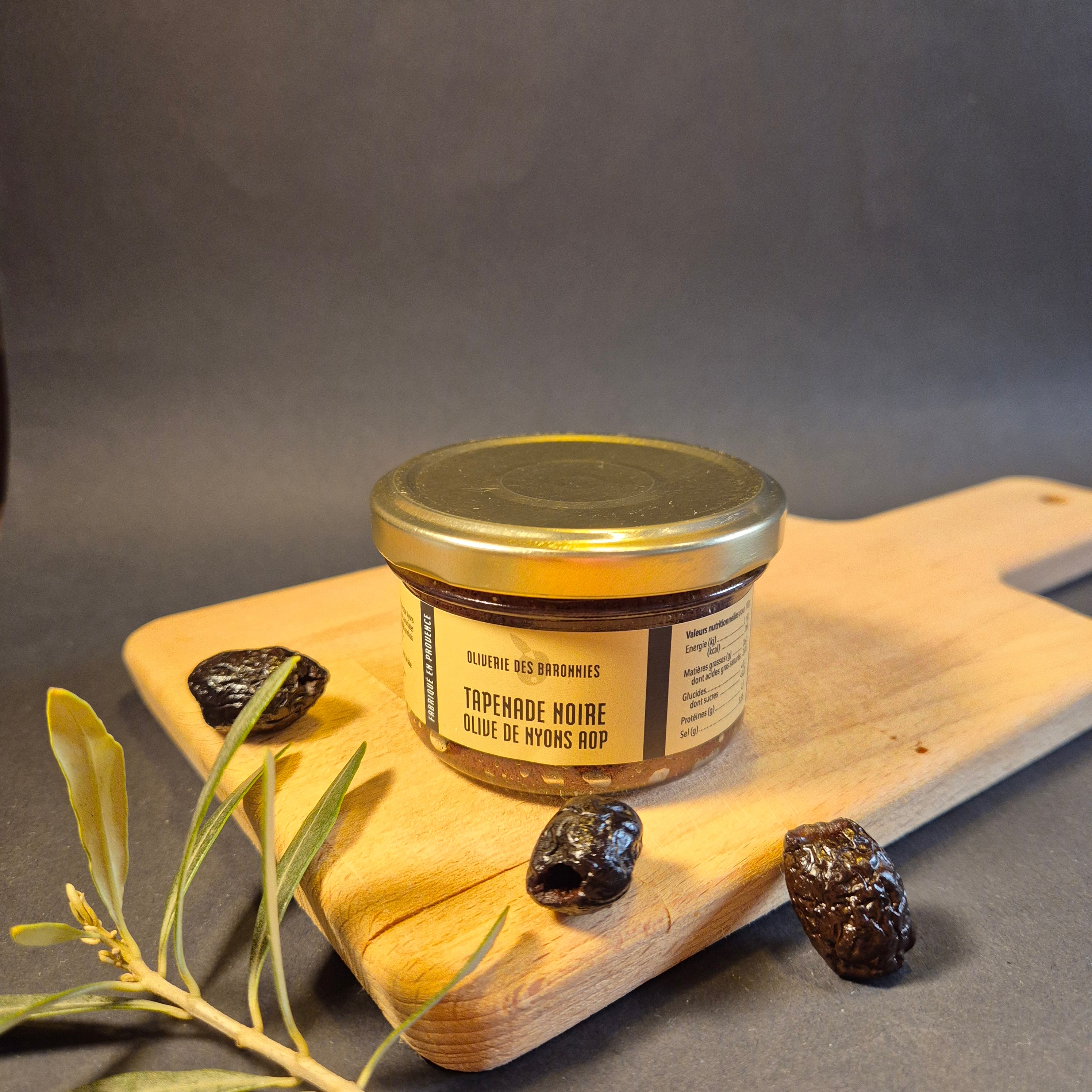 Tapenade Noire Olive de Nyons AOP