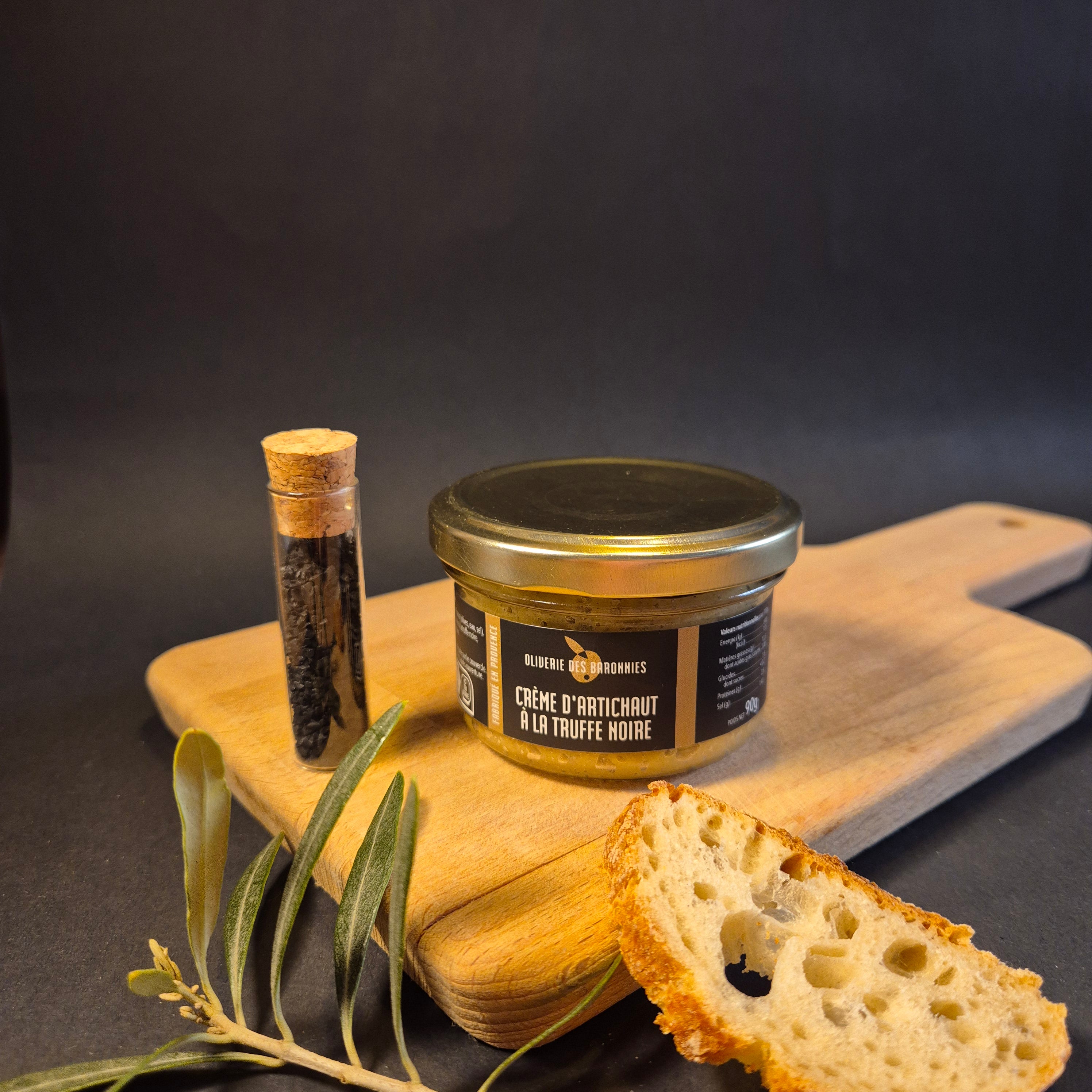 Crème d'Artichaut à la Truffe Noire