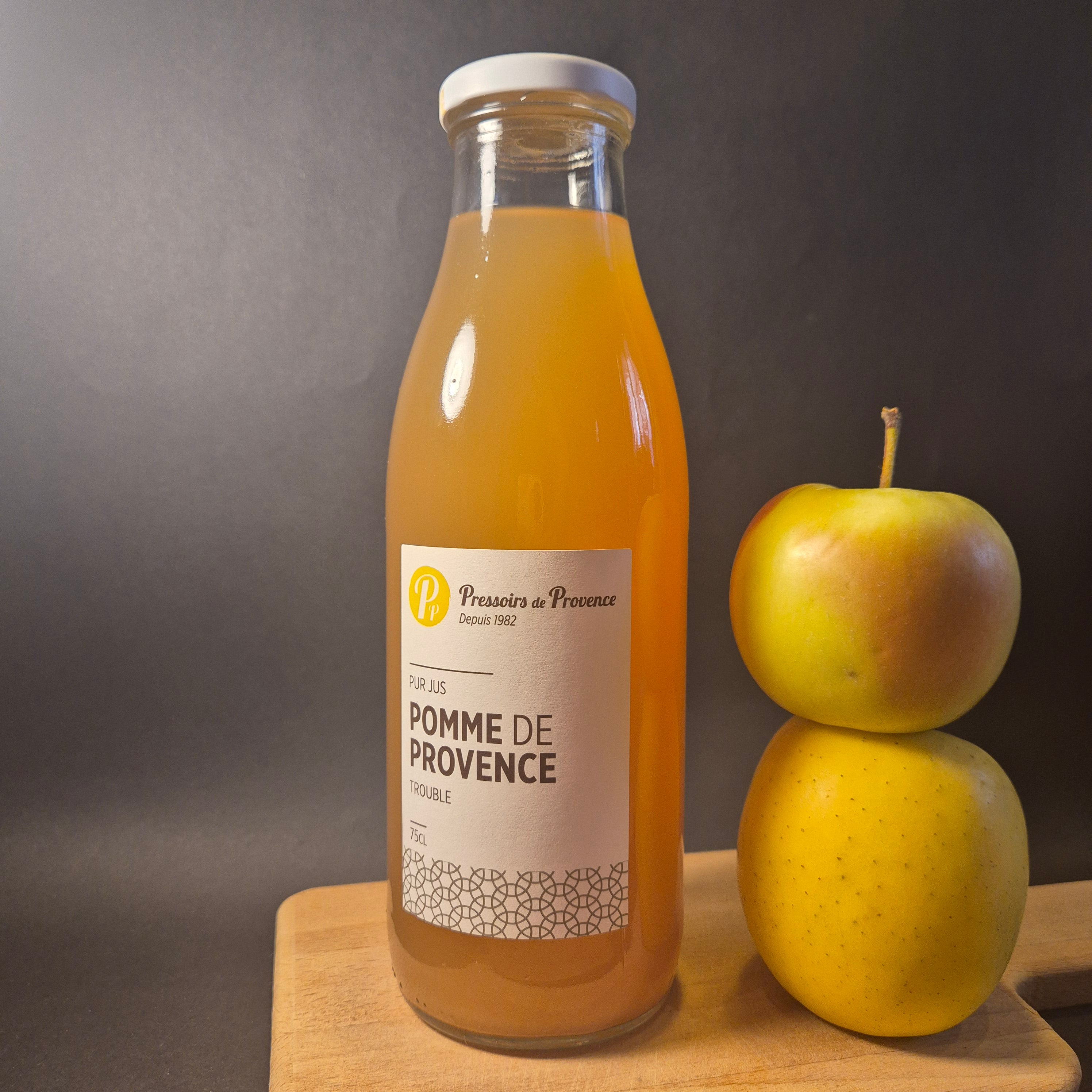 Pur Jus de Pomme de Provence trouble 75cl