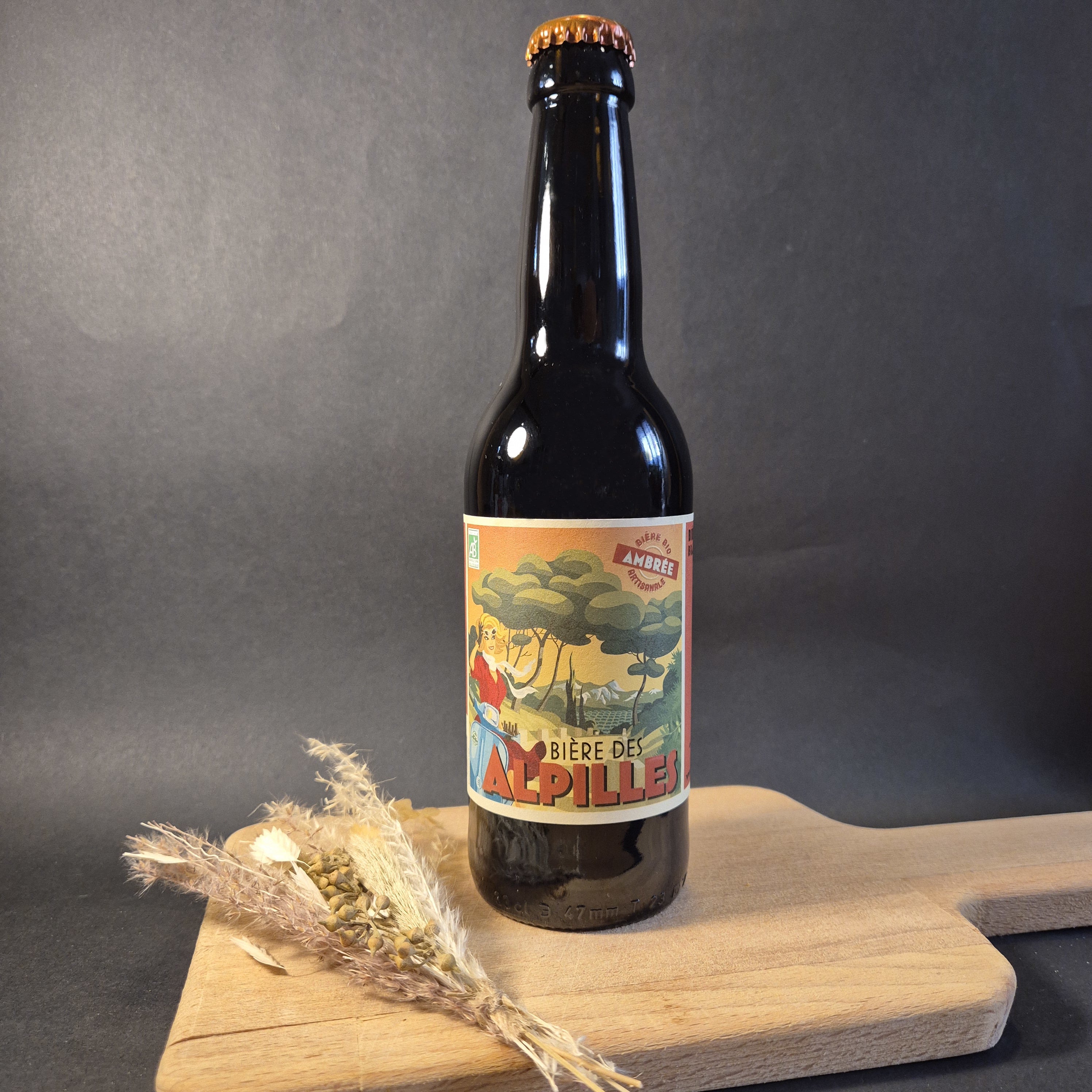 Bière Ambrée des Alpilles bio - 33cl